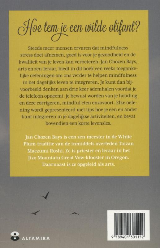 Achterkant van Hoe tem je een wilde olifant?