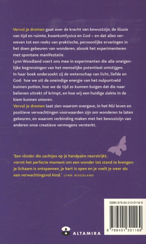 Achterkant van Vervul je dromen