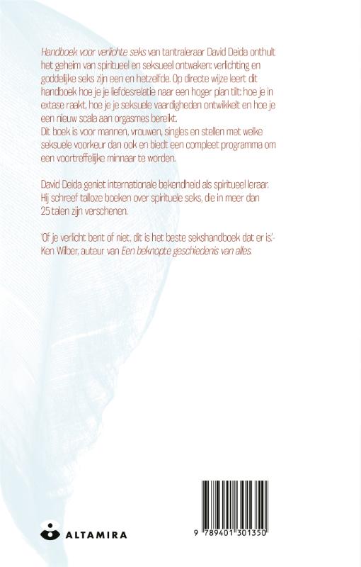 Achterkant van Handboek voor verlichte seks