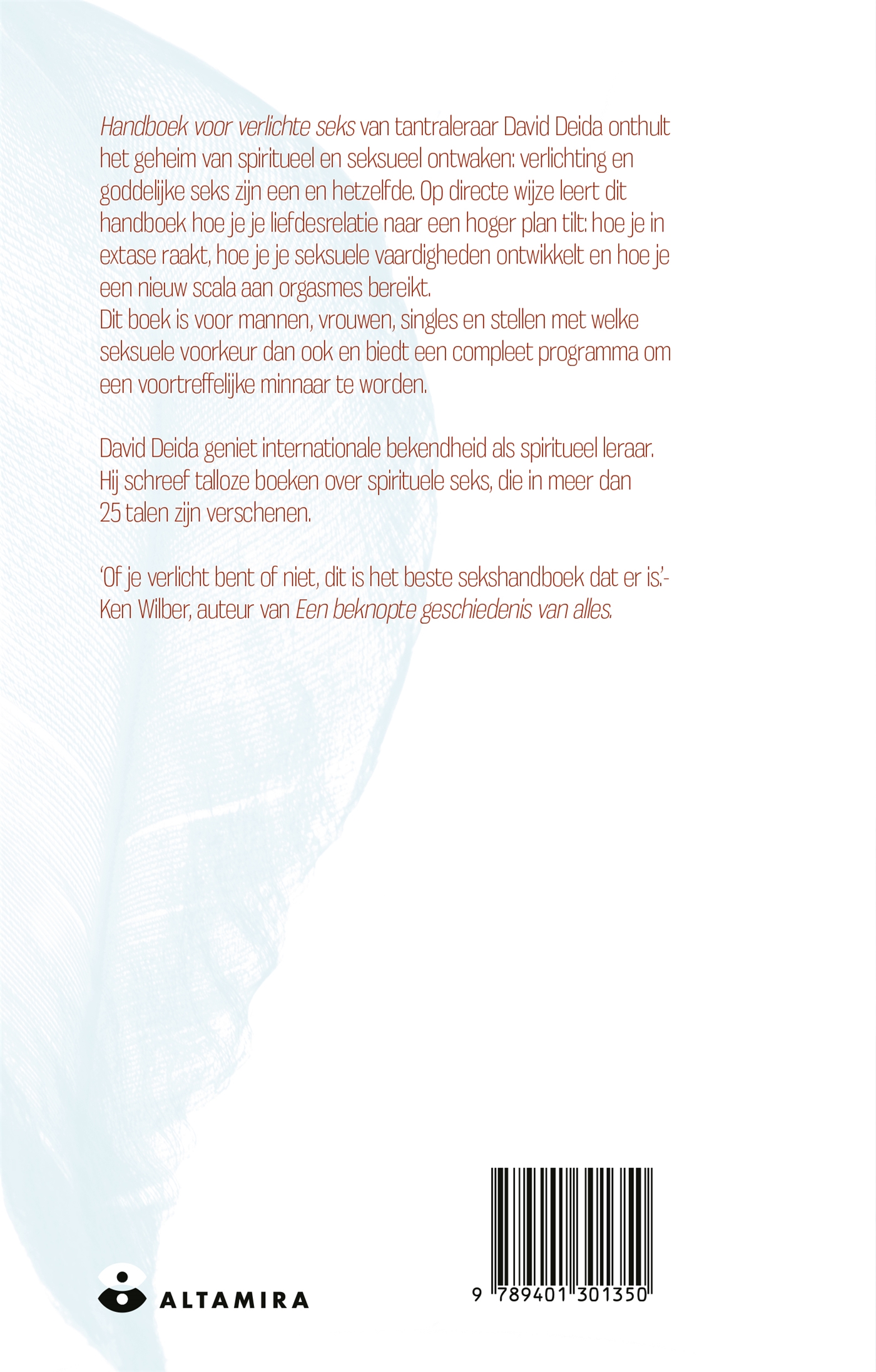 Achterkant van Handboek voor verlichte seks