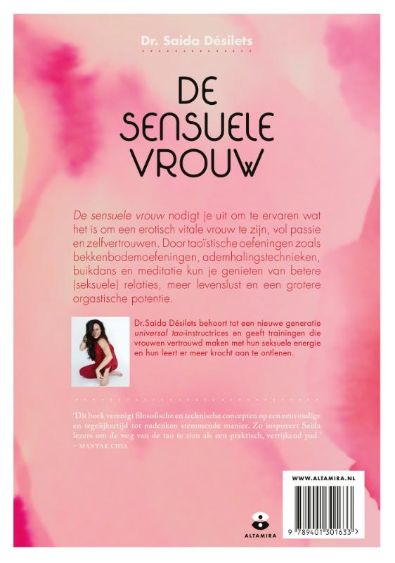 Achterkant van De sensuele vrouw