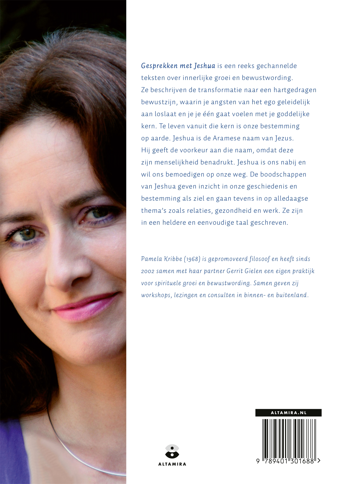 Achterkant van Gesprekken met Jeshua