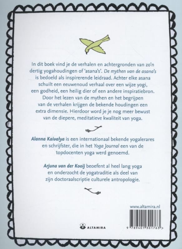 Achterkant van De mythen van de Asana's