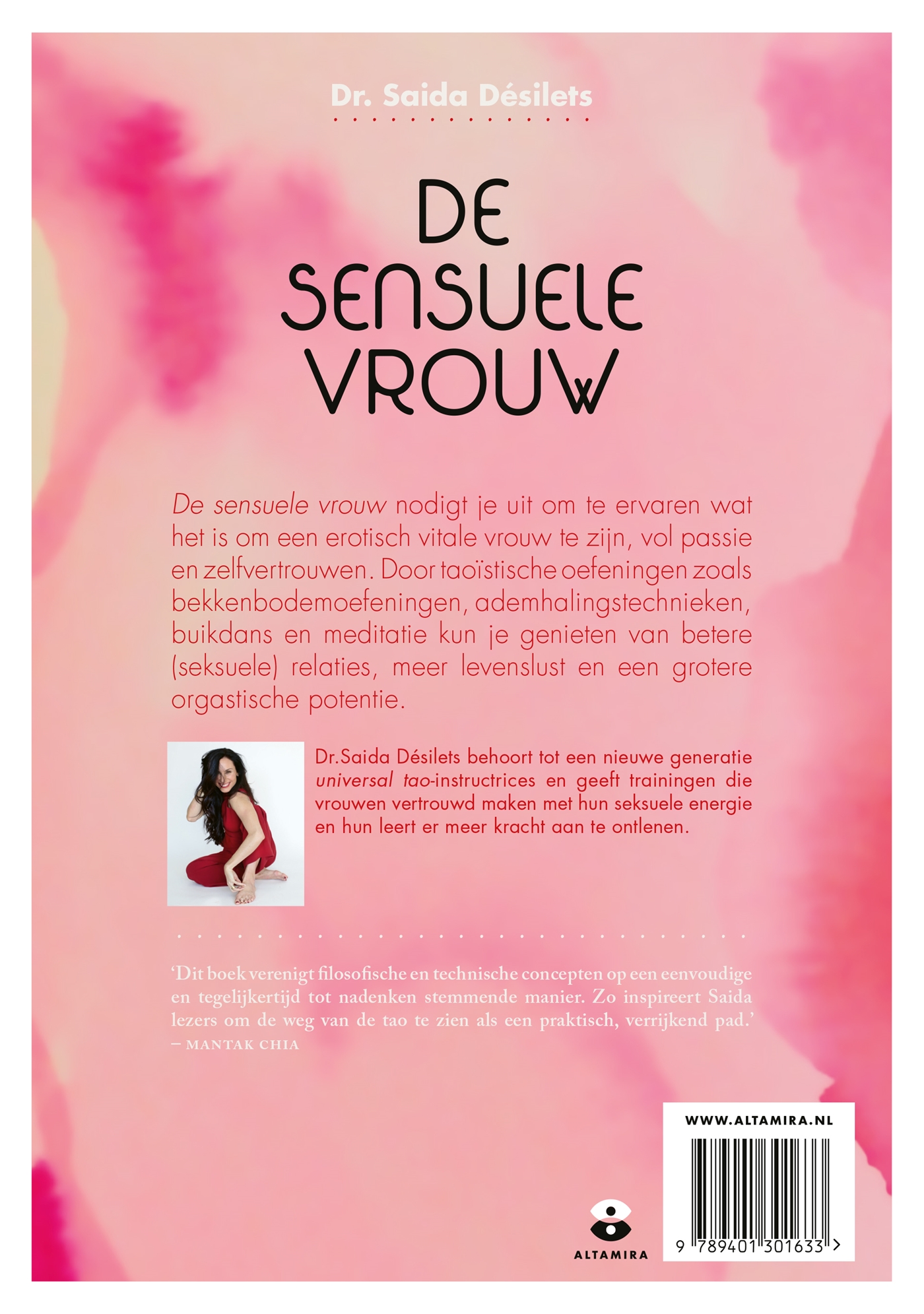 Achterkant van De sensuele vrouw