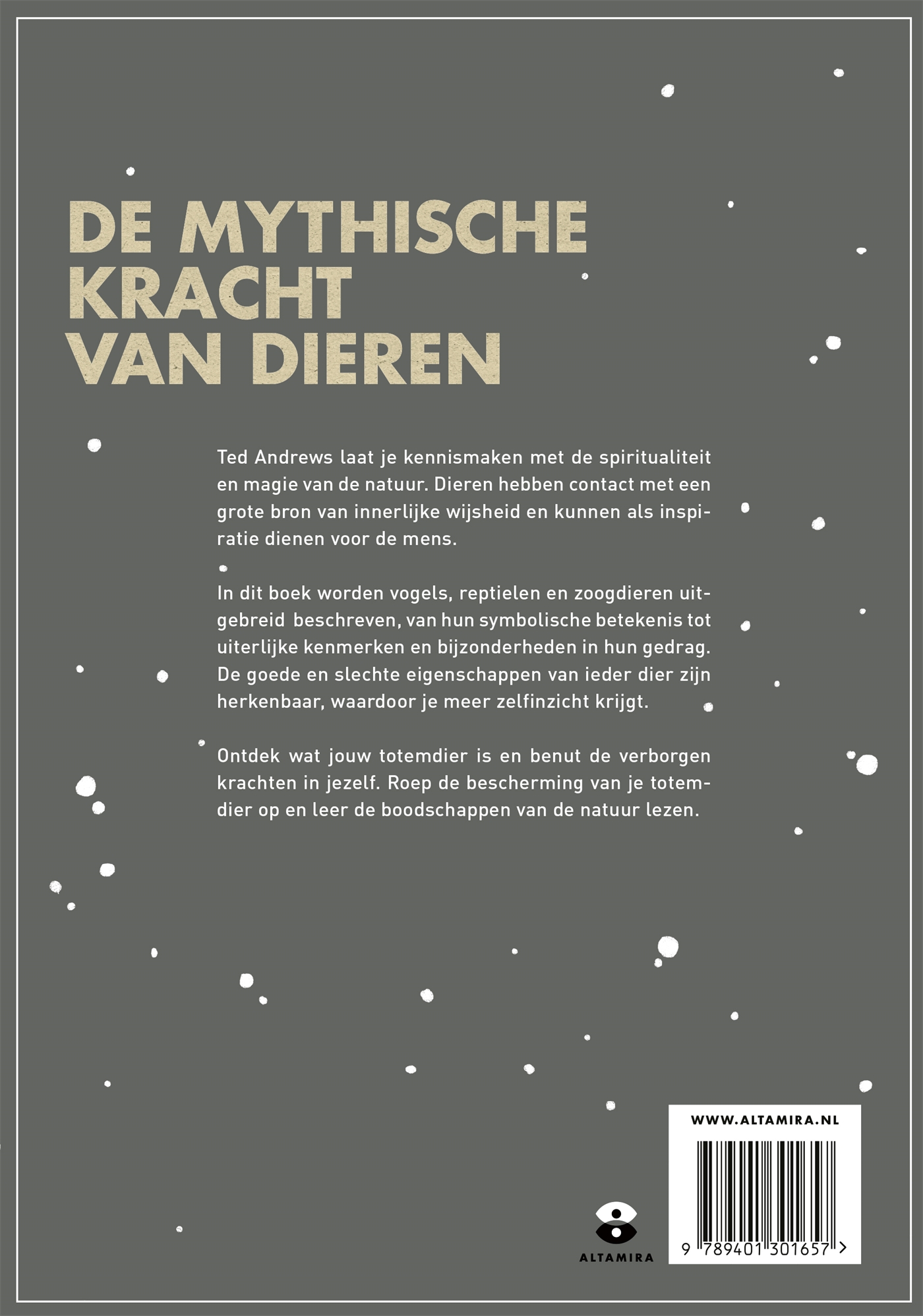 Achterkant van Luisteren naar dieren