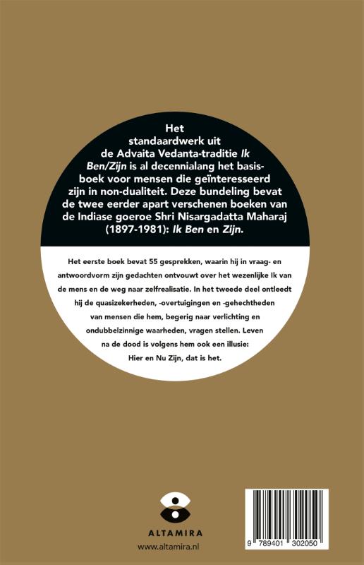 Achterkant van Ik ben zijn