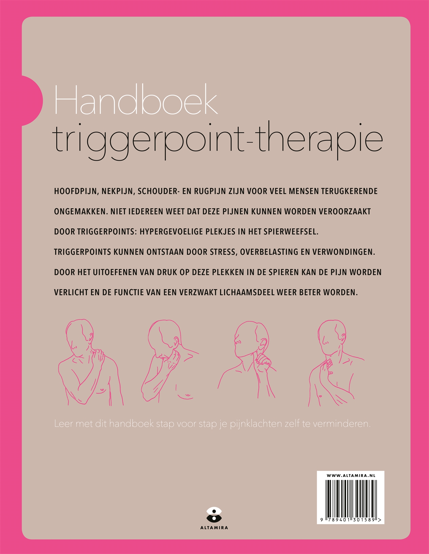 Achterkant van Handboek triggerpoint-therapie