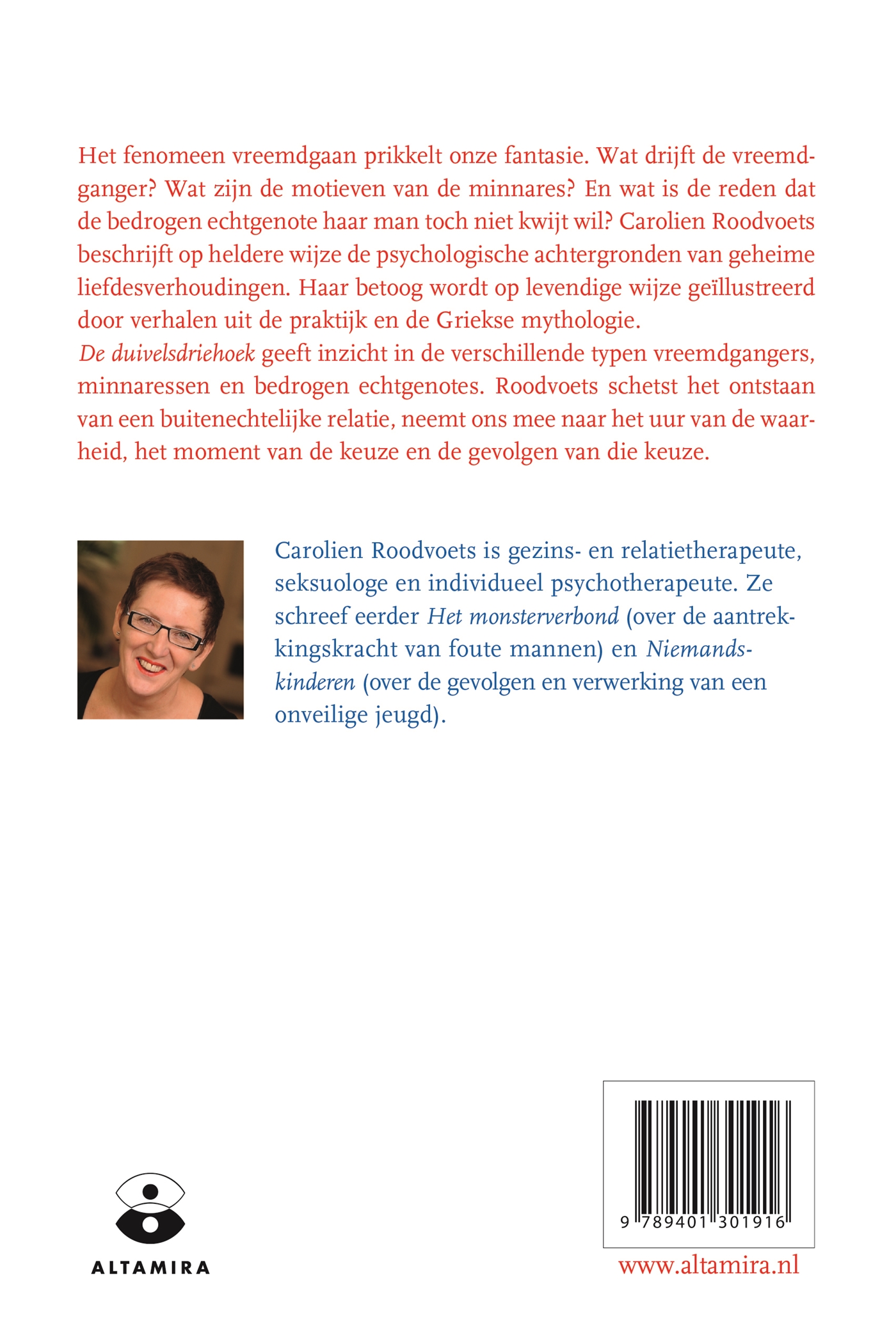 Achterkant van De duivelsdriehoek