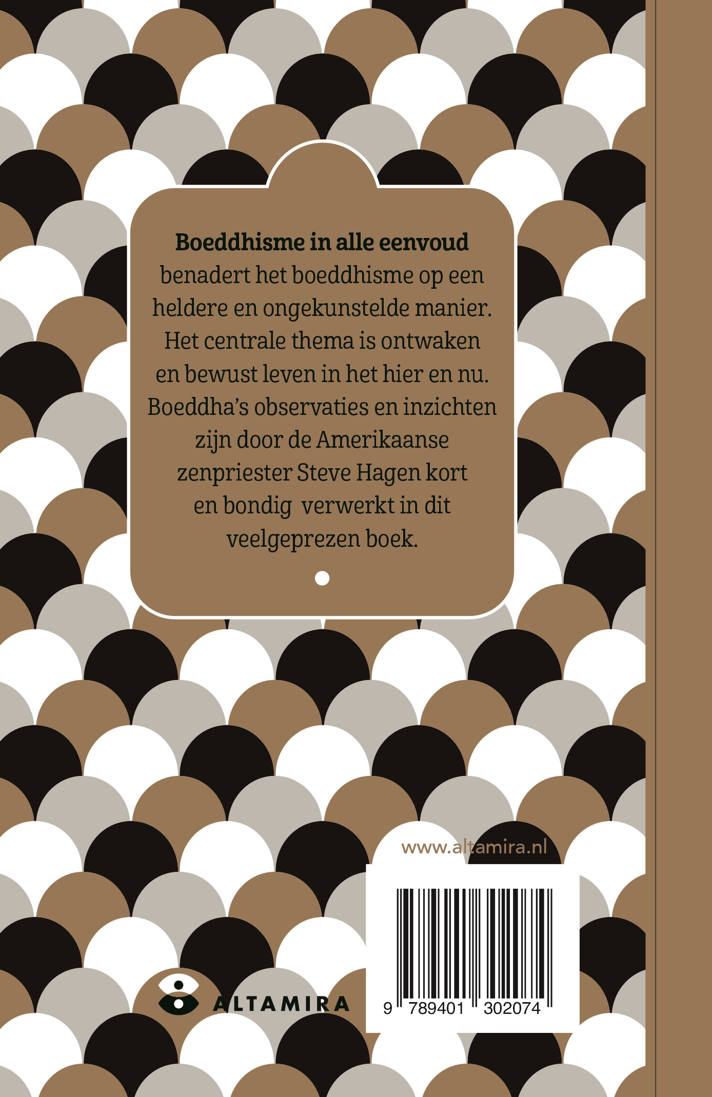 Achterkant van Boeddhisme in alle eenvoud