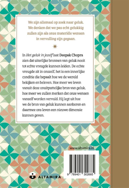 Achterkant van Het geluk in jezelf