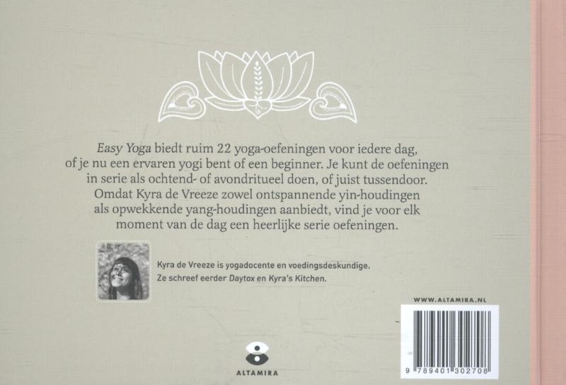Achterkant van Easy Yoga