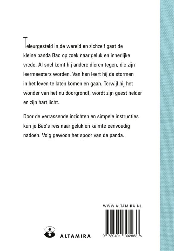 Achterkant van De veertien geheimen van de panda