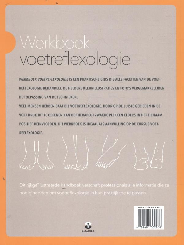 Achterkant van Werkboek voetreflexologie