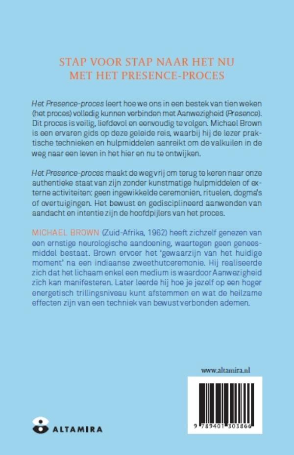Achterkant van Het presence-proces