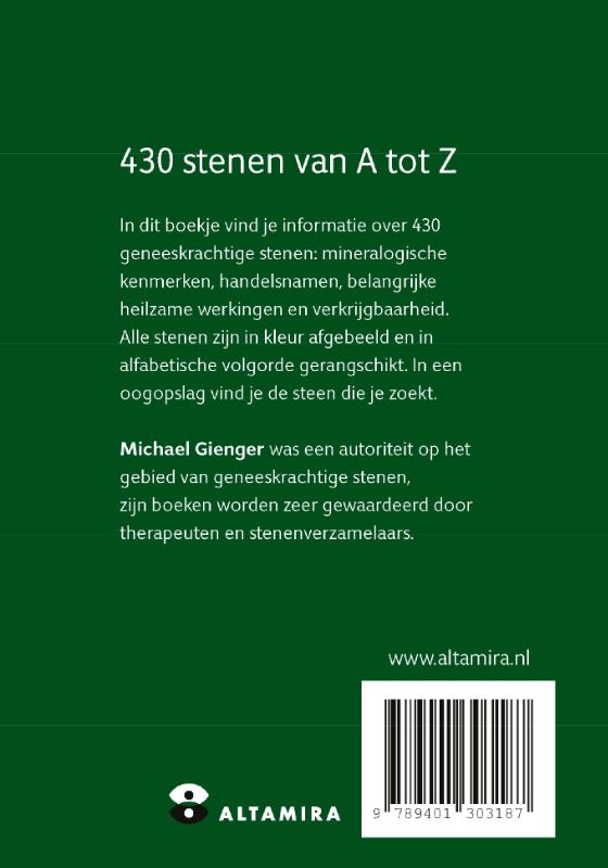 Achterkant van Geneeskrachtige stenen