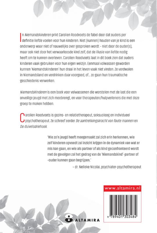 Achterkant van Niemandskinderen