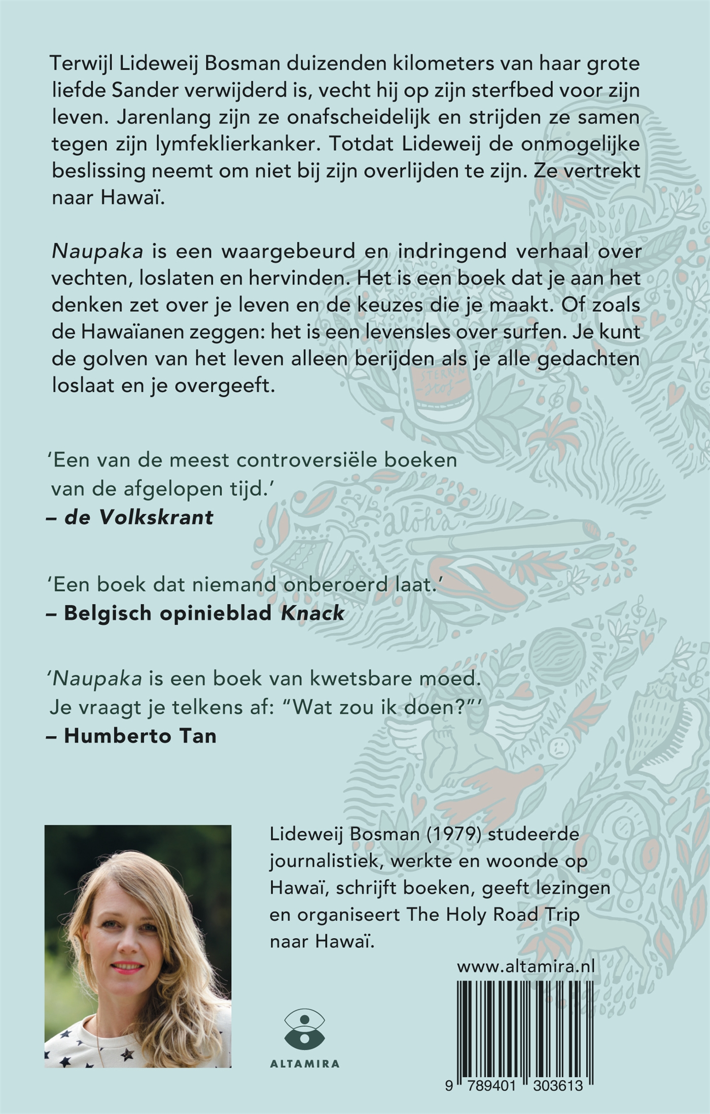 Achterkant van Naupaka