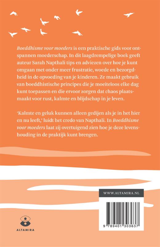 Achterkant van Boeddhisme voor moeders