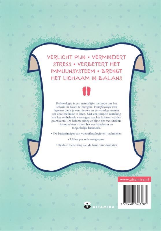 Achterkant van Voetreflexologie: voor beginners