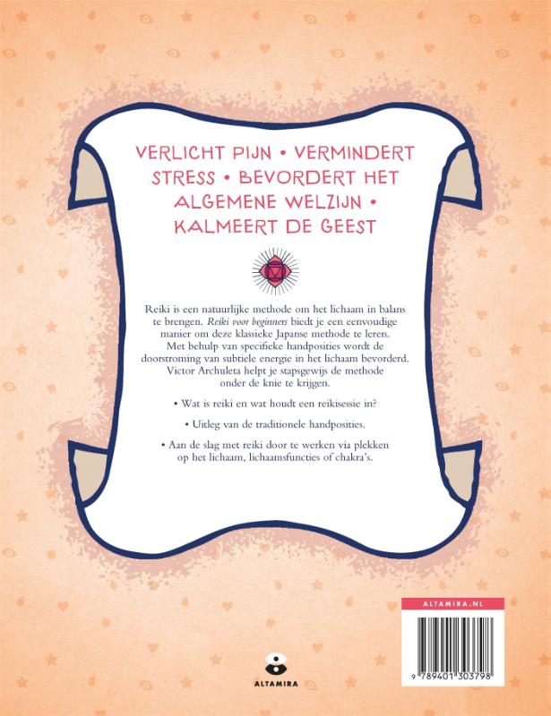 Achterkant van Reiki voor beginners