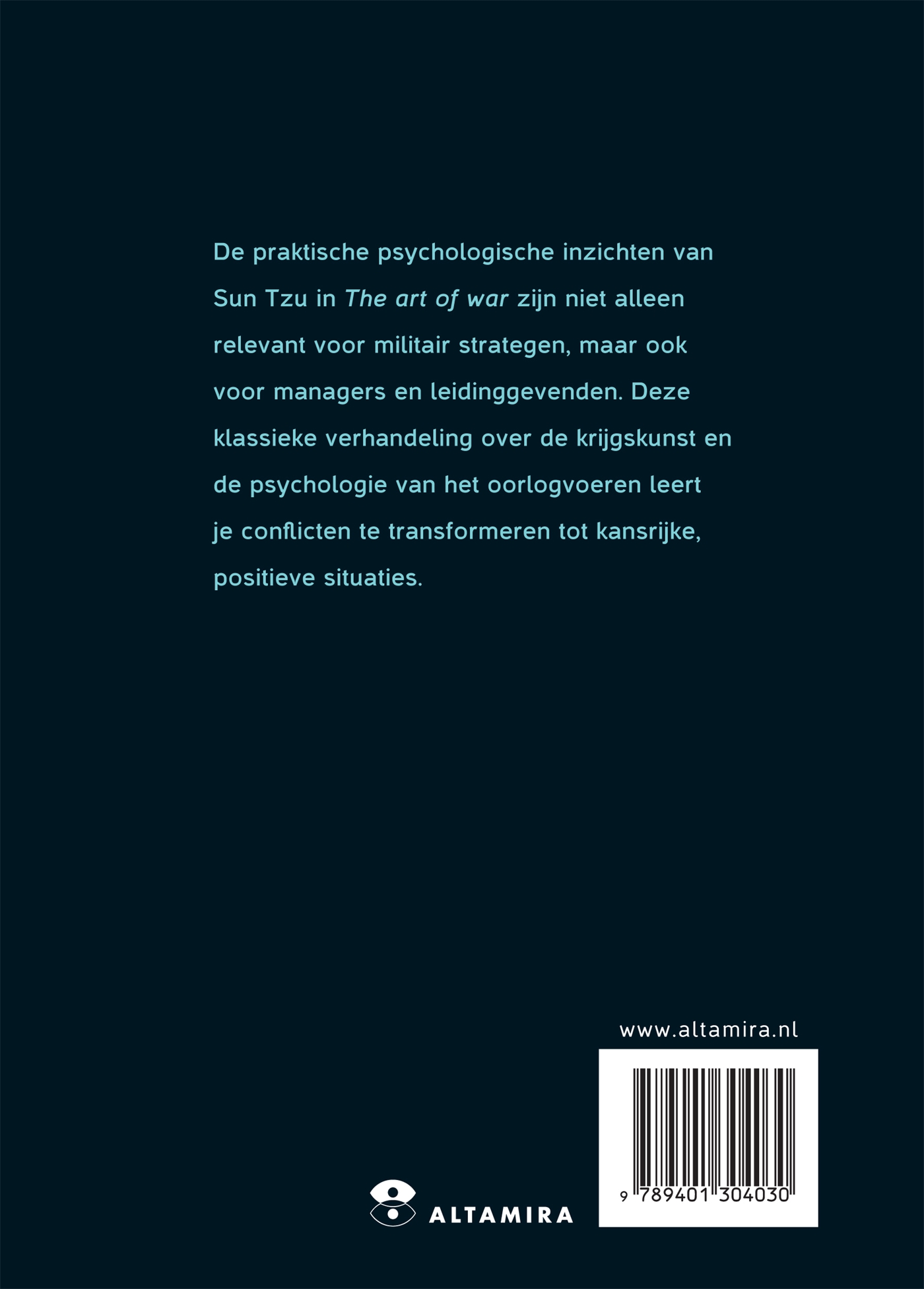 Achterkant van The art of war