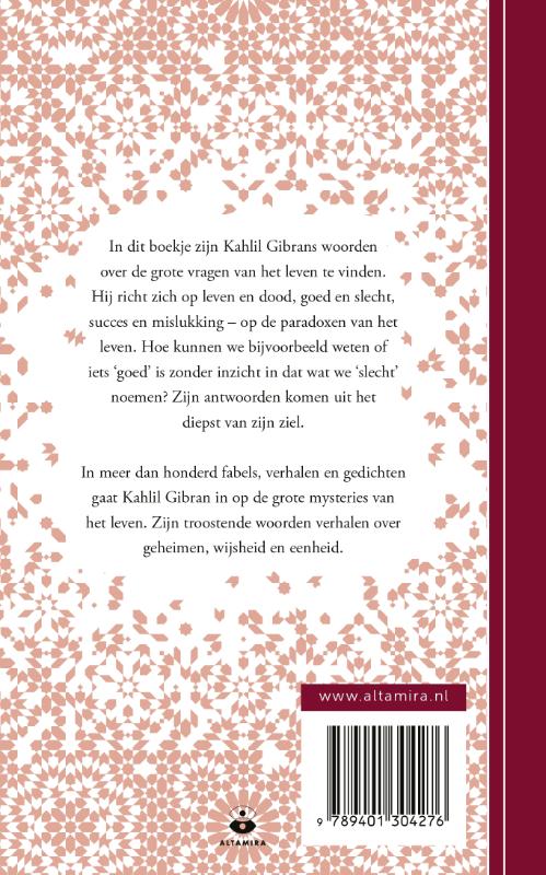 Achterkant van Een boekje over geheimen