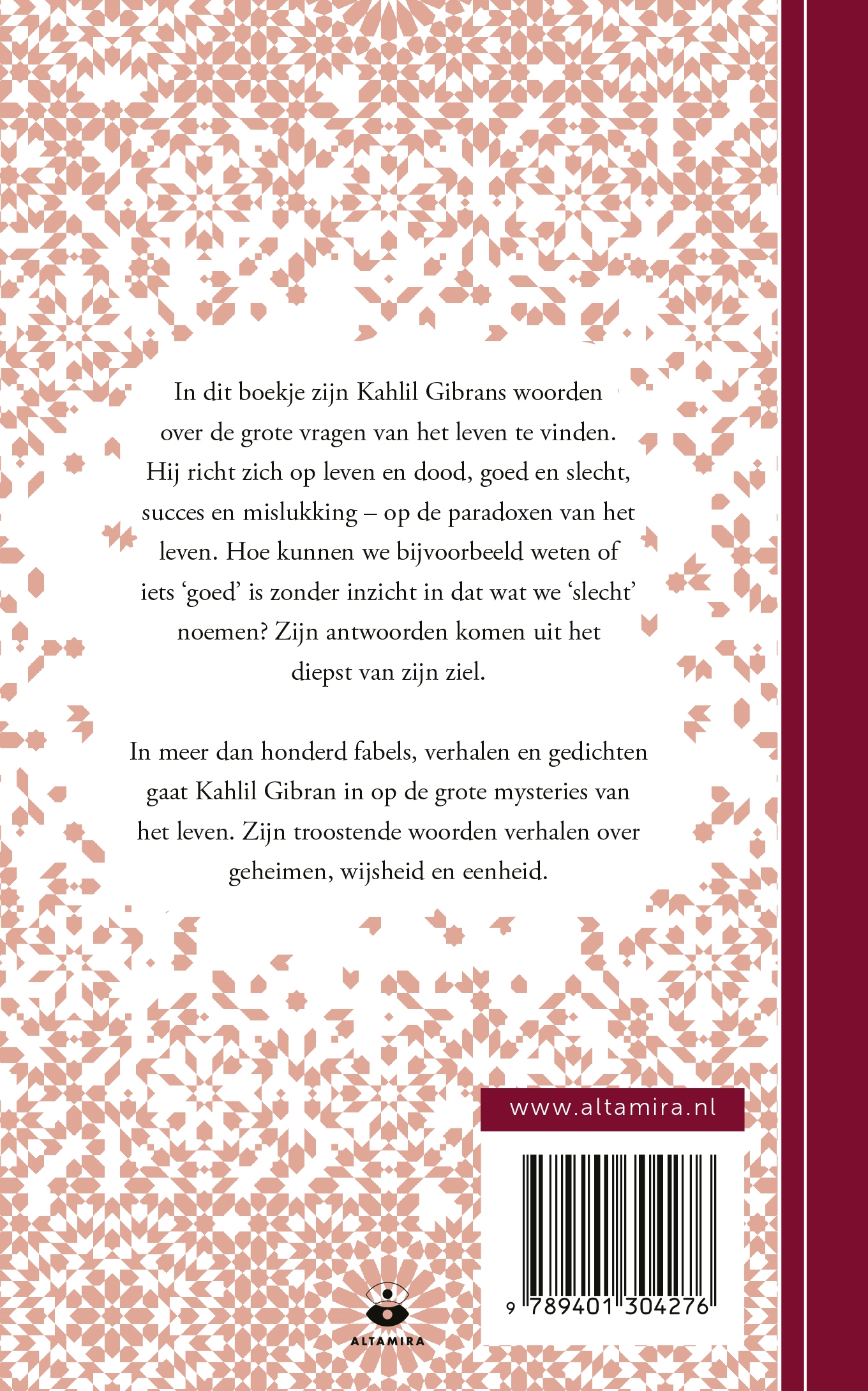 Achterkant van Een boekje over geheimen