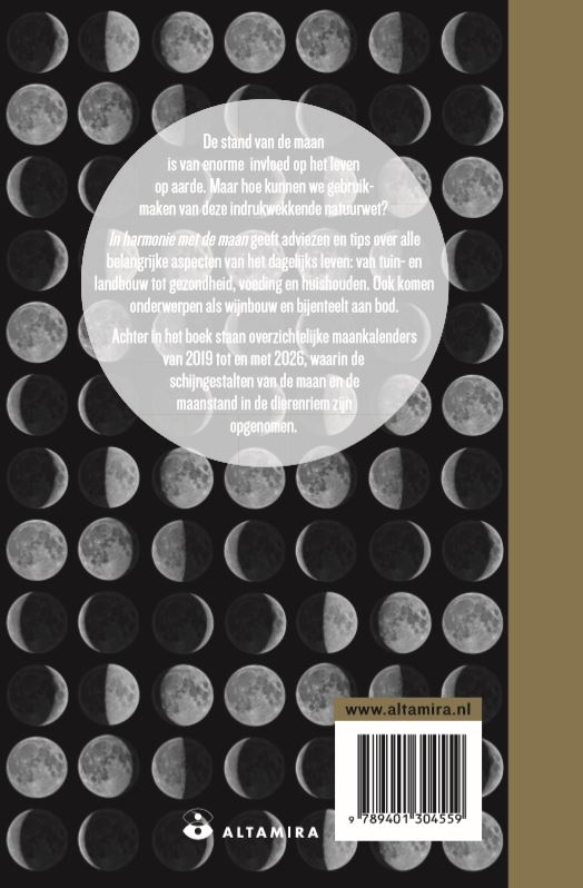 Achterkant van In harmonie met de maan