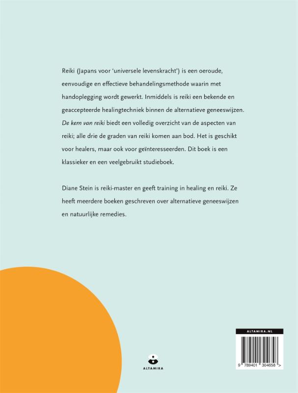 Achterkant van De kern van Reiki