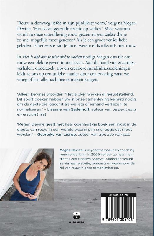 Achterkant van Het is oké om je niet oké te voelen