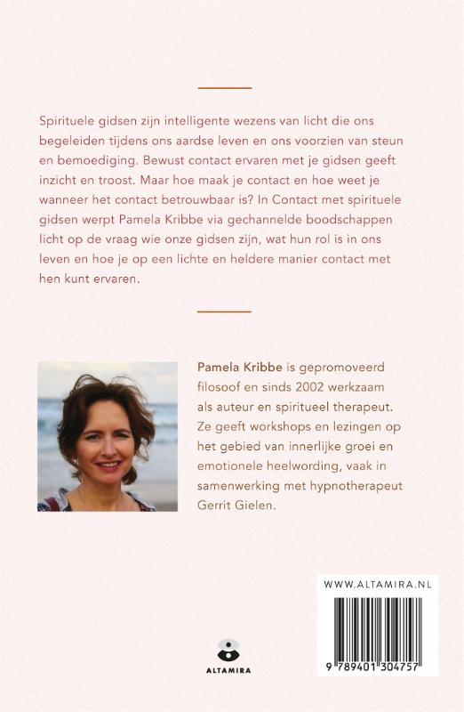 Achterkant van Contact met spirituele gidsen