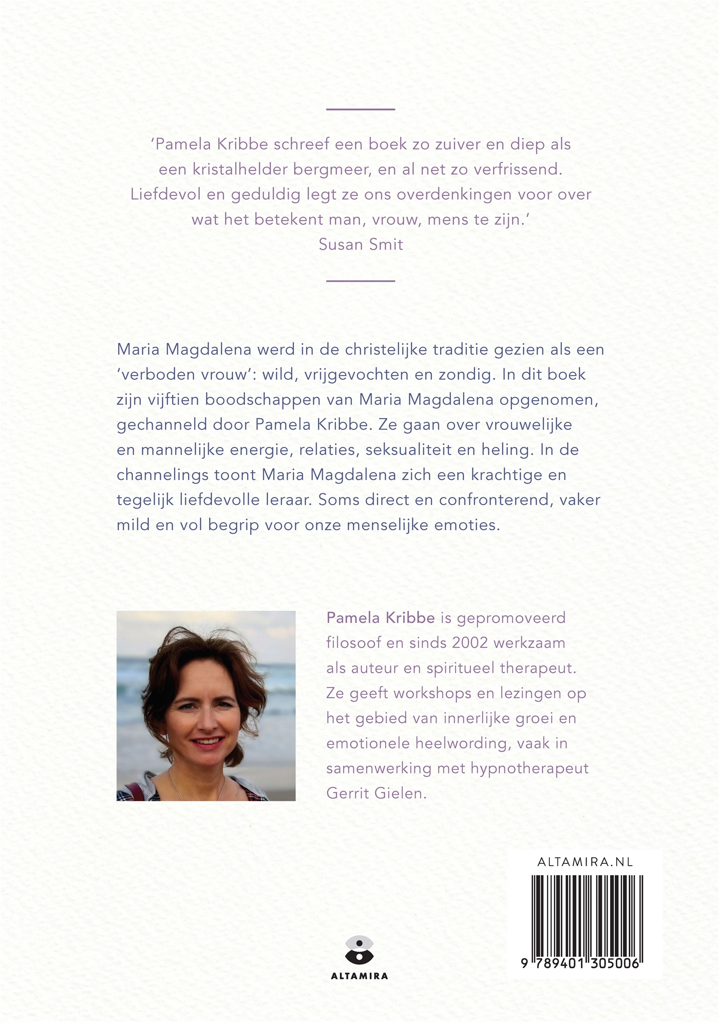 Achterkant van De verboden vrouw spreekt