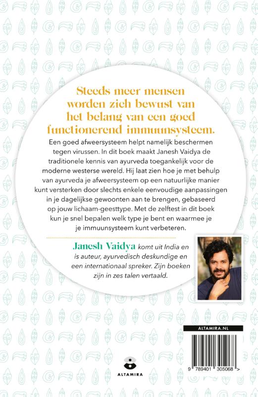 Achterkant van Boost je immuunsysteem met ayurveda