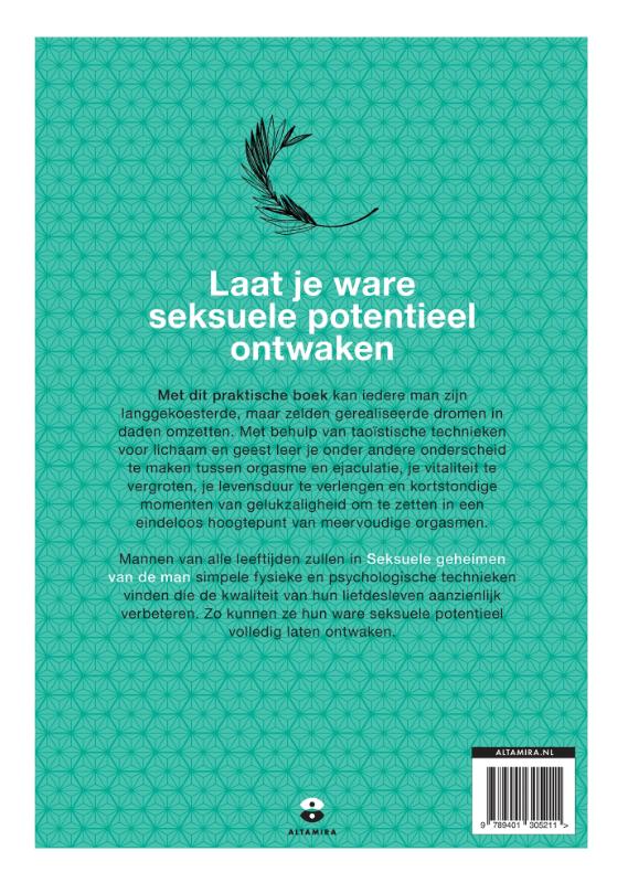 Achterkant van Seksuele geheimen van de man