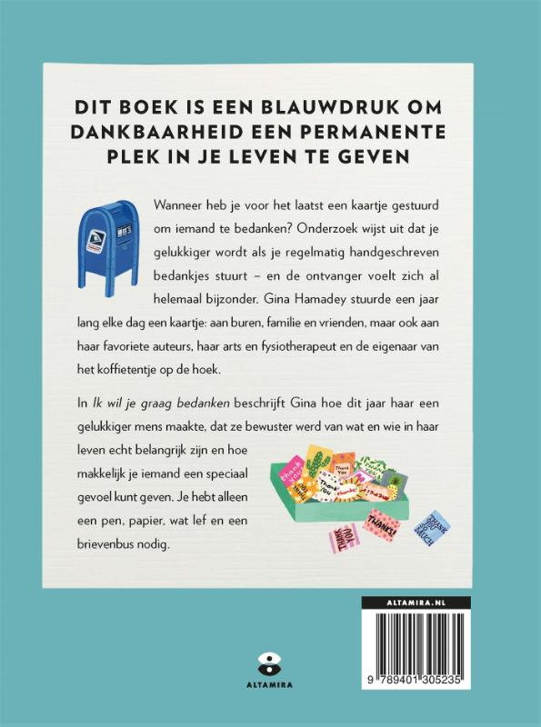 Achterkant van Ik wil je graag bedanken