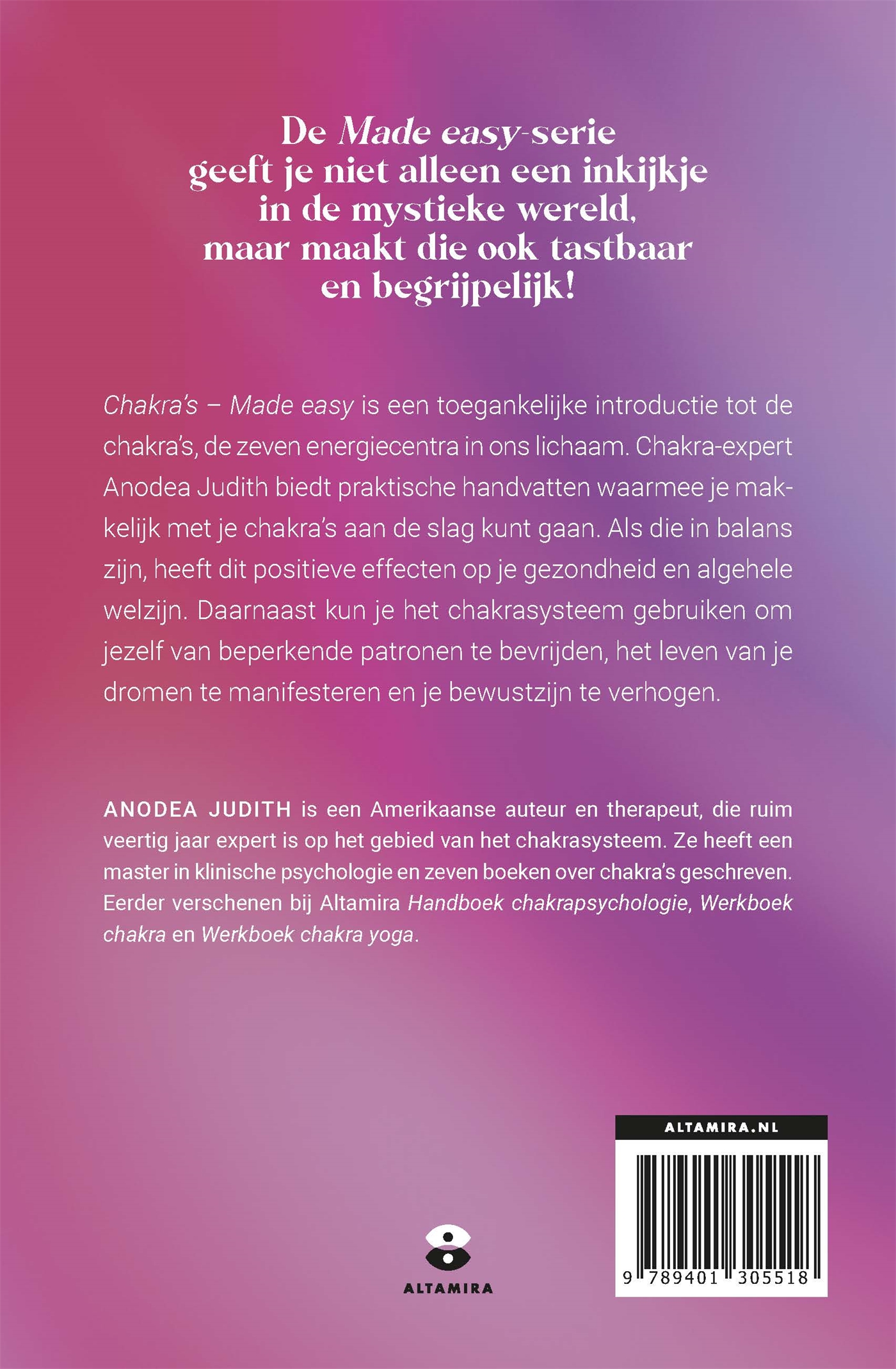 Achterkant van Chakra's - Made easy