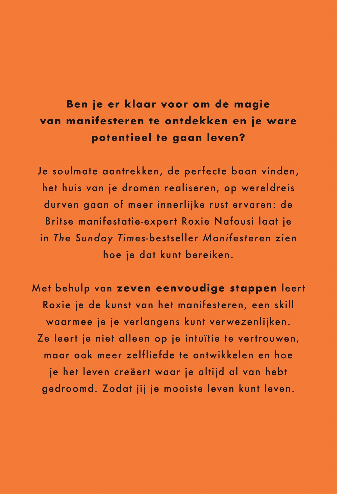 Achterkant van Manifesteren