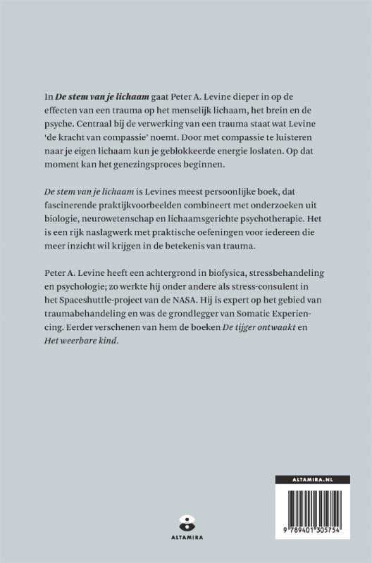 Achterkant van De stem van je lichaam