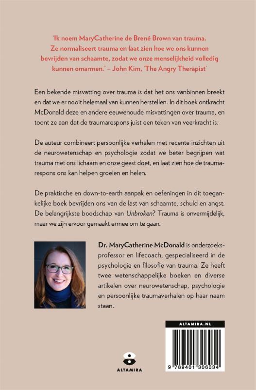 Achterkant van Unbroken