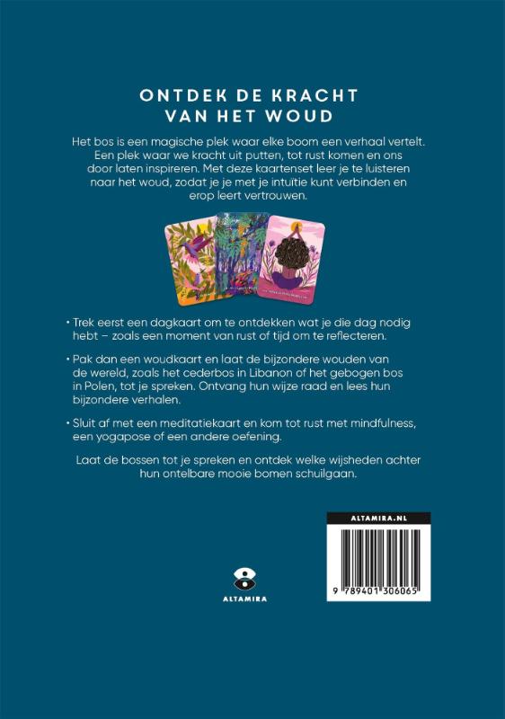 Achterkant van Wijsheden van het woud