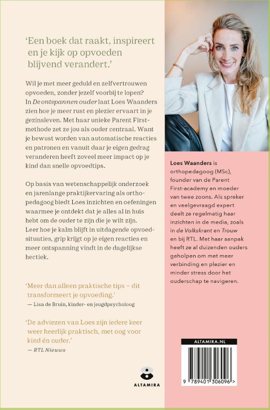 Achterkant van De ontspannen ouder