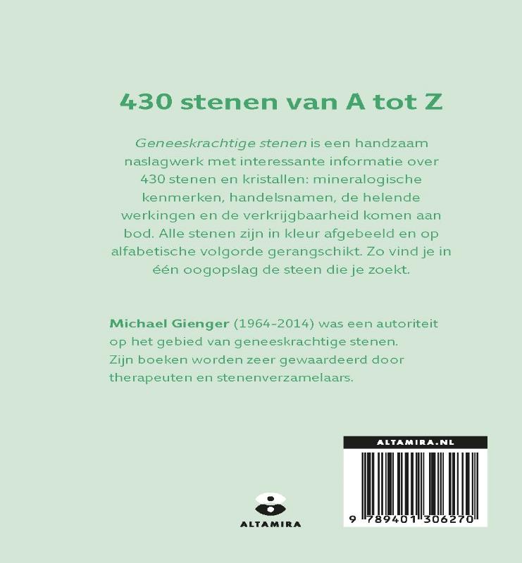 Achterkant van Geneeskrachtige stenen