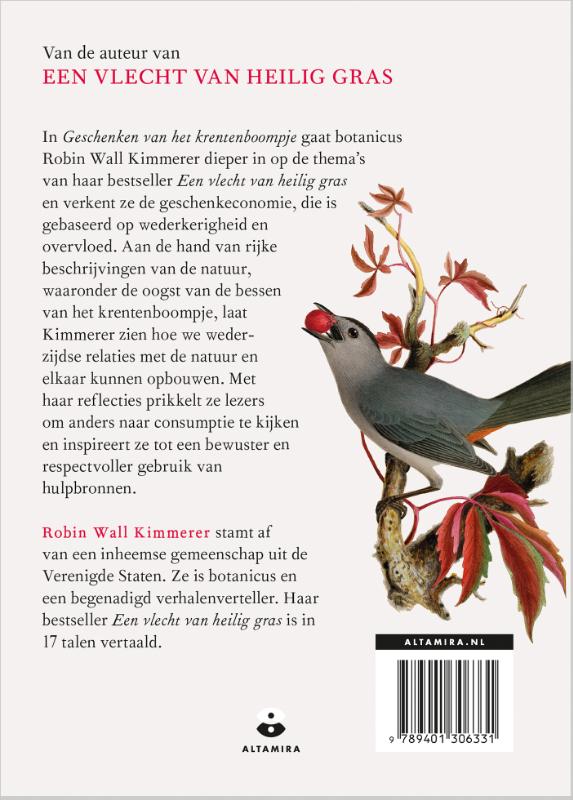 Achterkant van Geschenken van het krentenboompje