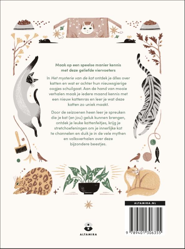 Achterkant van Het mysterie van de kat