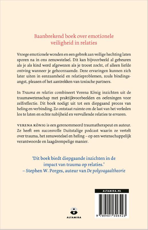 Achterkant van Trauma en relaties