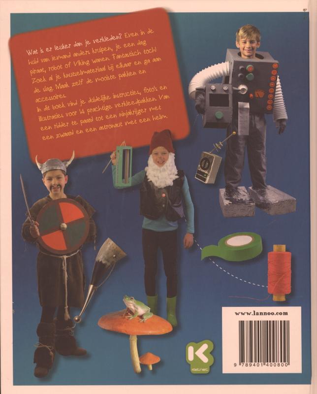 Achterkant van Het grote Ketnet verkleedboek voor jongens