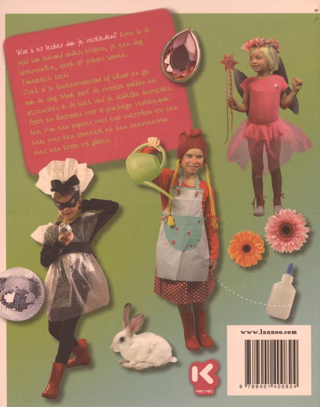 Achterkant van Het grote Ketnet verkleedboek voor meisjes