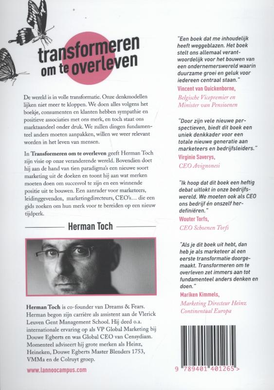 Achterkant van Transformeren om te overleven