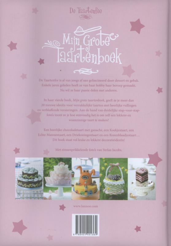 Achterkant van Mijn grote taartenboek