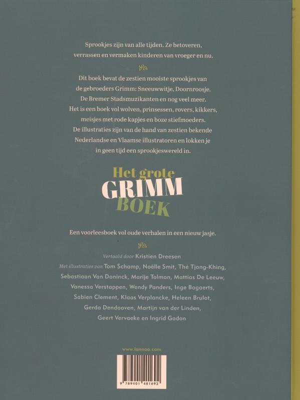 Achterkant van Het grote grimmboek